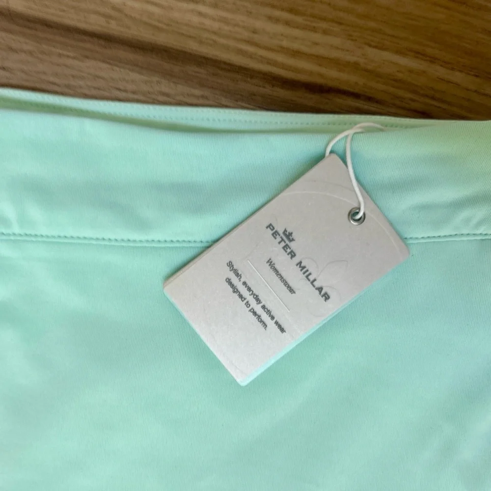 NEW WOMENS PETER MILLAR ATHLETIC SKORT SKIRT / XL/ NWT/MINT (TURQUOISE)